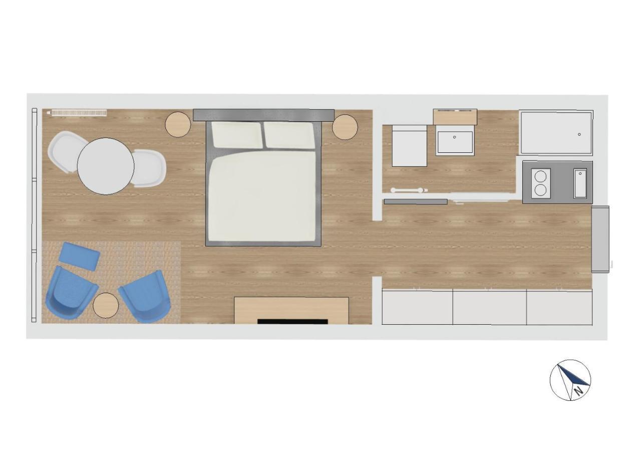 Fewo1846 Intermar - Marina Del Rey - Elegantes Studioapartment Mit Meerblick Und Eigenem Strandkorb Γκλύξμπουργκ Εξωτερικό φωτογραφία